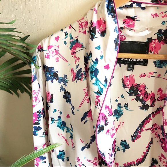 Sam Edelman Jackets & Blazers - Sam Edelman Satin Smoking Jacket